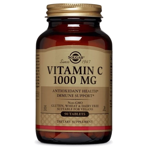 Solgar Vitamin C 1000 mg 90 Tabs (SOL-03275)