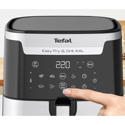 Фритюрница Tefal EY801D15 Easy Fry & Grill XXL: Таймер есть