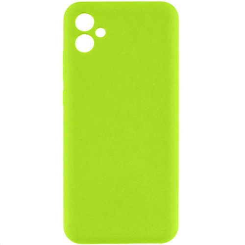 Чохол для телефона TPU Case Getman Liquid Silk Full Camera Neon Green для Samsung A065 Galaxy A06