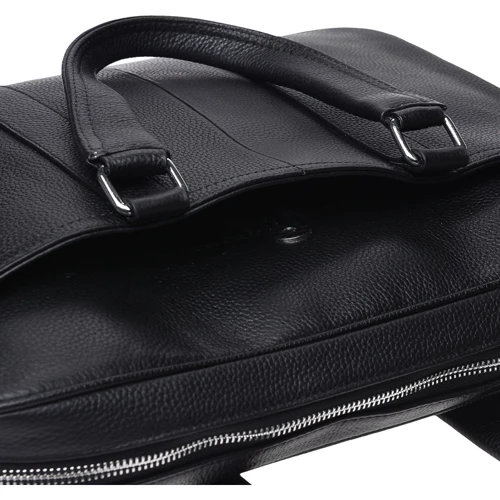 Мужская конференц-сумка Keizer черная (K19904-1-black): Тип ручки Со съемным ремнем, С двумя ручками, Плечевой ремень, Короткая ручка