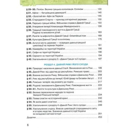 Щупак, Бурлака, Власова, Піскарьова: Історія України. Всесвітня історія 6 клас. Підручник: Обкладинка Твердая