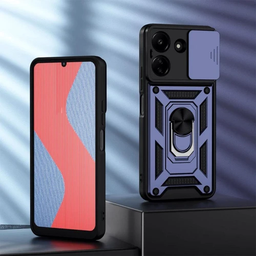 Аксессуар для смартфона Mobile Case Camshield Serge Ring Blue for Xiaomi Redmi 13C / Poco C65: Совместимость Xiaomi Redmi 13C / Poco C65