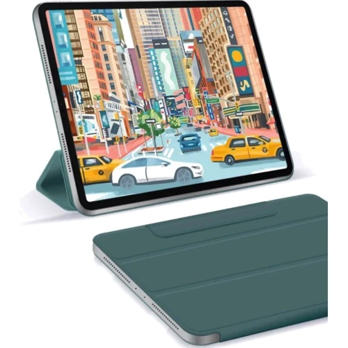 Аксессуар для iPad BeCover Case Book Magnetic Buckle Dark Green (706601) for iPad Pro 11" (2018-2022): Материал искусственная кожа