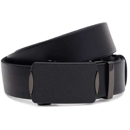 Мужской ремень Borsa Leather черный (115v1genav31-black)