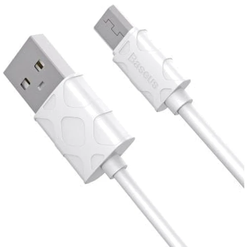 Кабель Baseus USB Cable to microUSB Yaven 1m White (CAMUN-02) фото 6