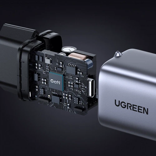 Зарядний пристрій Ugreen USB-C Wall Charger CD319 PD GaN 30W Nexode Mini Gray (90666): Кількість USB-портів 1