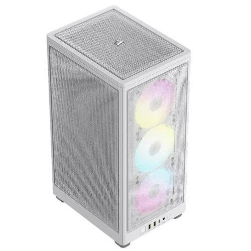 Корпус Corsair iCUE 2000D RGB AIRFLOW White (CC-9011247-WW): Форм-фактор материнской платы Mini-ITX