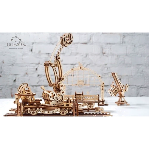 Механічний 3D пазл UGEARS "Маніпулятор на рейках" (70032) фото 7
