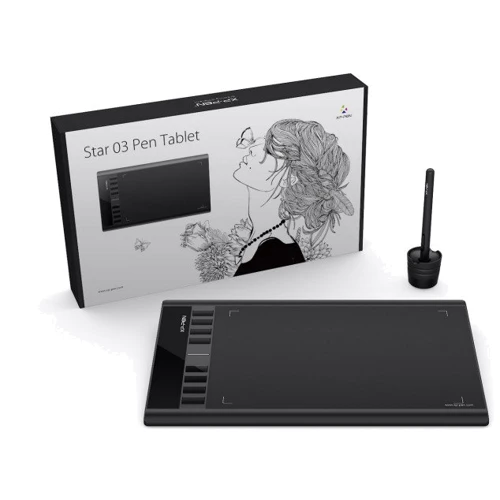 Графічний планшет XP-Pen Star 03 V2 (Star03_B V2): Робоча поверхня 260x170 мм