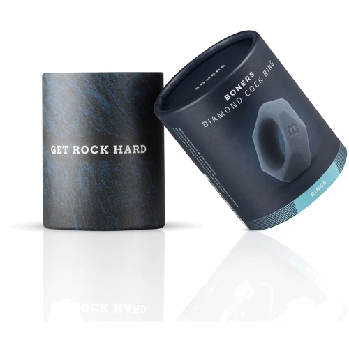 Эрекционное кольцо Boners Diamond Cock Ring - Grey