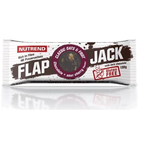 

Nutrend Flapjack Gluten Free 100 g Chocolate - Wild Cherry with Dark Chocolate