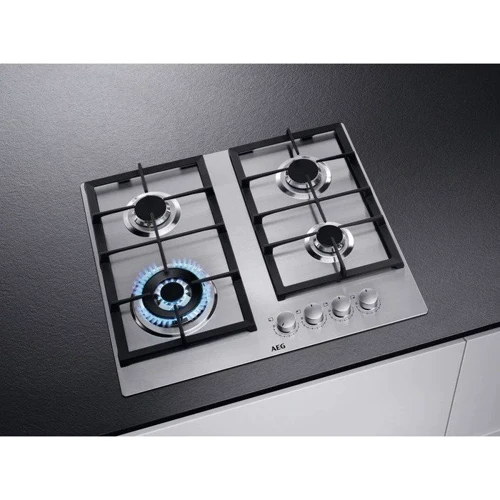 Варочная поверхность газовая AEG HGB64301UM: Расположение панели Фронтальное