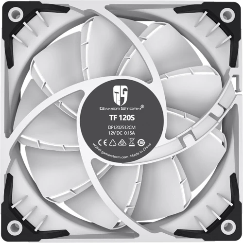 Кулер Deepcool TF120 White (DPGS-FTF-TF120WW): Рівень шуму, dB 17.6