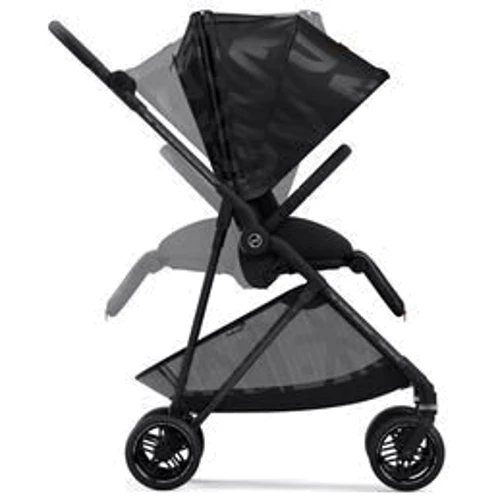 Прогулочная коляска Cybex Melio Real Black с бампером (522002631) фото 15