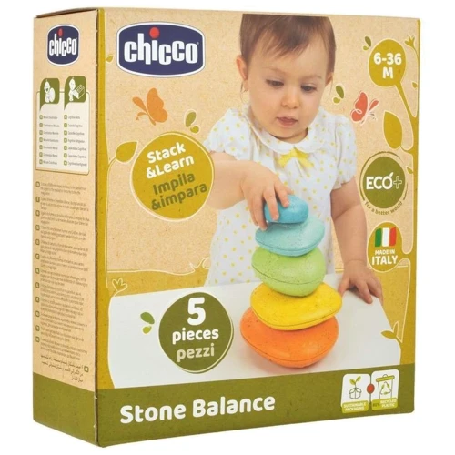 Игрушка-пирамидка Chicco Балансирующие камешки (10492.00) фото 6