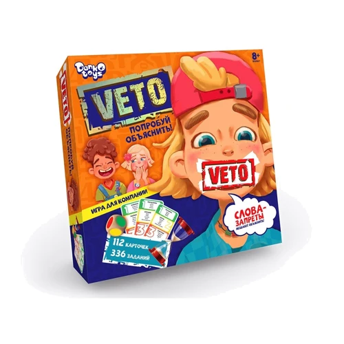 Настольная Развлекательная игра Danko Toys VETO рус