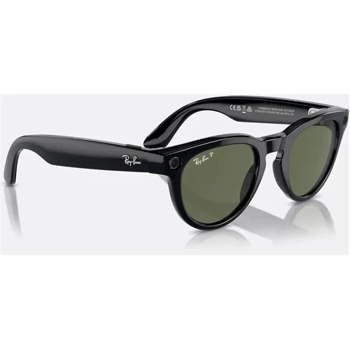 Смарт-окуляри Ray-Ban Meta Headliner Shiny Black Frame/Green Lenses size M (RW4009 601/9A 50-23) фото 9