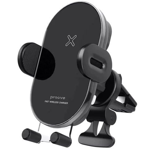 Держатель Proove Car Holder Wireless Charger Rounded Energy 15W Black