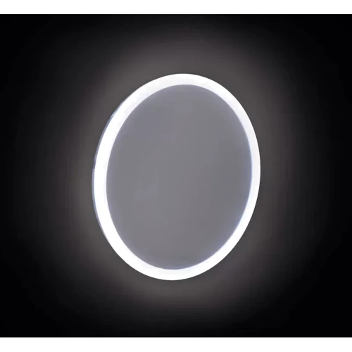 Зеркало косметическое магнитное Deante Round LED-подсветка хром фото 7