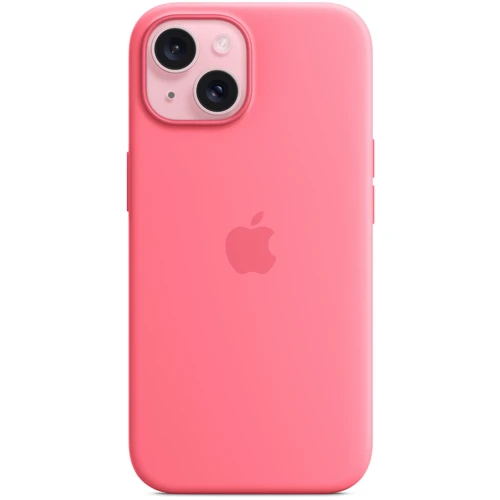 Чехол для iPhone Apple for iPhone 15 Silicone Case with MagSafe Pink (MWN93): Цвет розовый