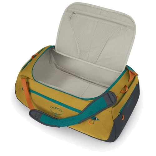 Сумка рюкзак Osprey Daylite Duffel 60 tumbleweed yellow/tunnel vision O/S жовтий/бірюзовий (009.3788): Тип Сумка-рюкзак
