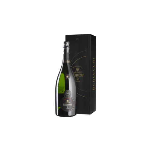 Игристое Guido Berlucchi 61 Franciacorta Brut Nature, gift box (1,5 л.) (BWR7024)