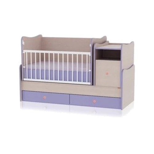 Кроватка-трансформер Bertoni Trend Plus (white/violet): undefined undefined