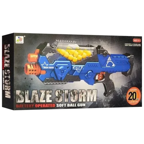 Бластер Mic Blaze storm на батарейках + м'які кульки 20 шт (ZC7109): Виробник Mic