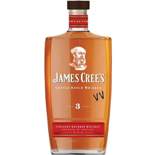 Бурбон James Cree's 3YO Straight Bourbon Whiskey, 0.7л 40% (WHS5011166067788)