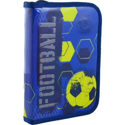 Пенал твердый одинарный с клапаном 1 Вересня HP-03 "Football" (532168)