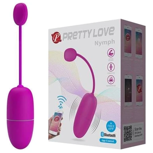 Виброяйцо Pretty Love Nymph Purple Mobile APP Remote Control