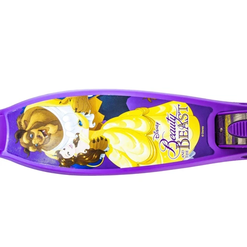Самокат Maxi Scooter. Disney Beauty and Beast (нахил керма і складна ручка): Тип коліс литі