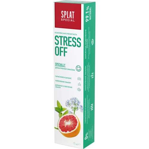 SPLAT Special Stress Off 75 ml Зубная паста: Возраст От 14 лет