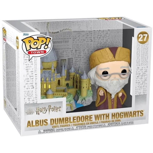 Игровая фигурка Funko POP! Deluxe серии Harry Potter Дамблдор с Хогвартсом (57369)