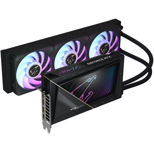 Видеокарта GIGABYTE AORUS GeForce RTX 5090 XTREME WATERFORCE 32G (GV-N5090AORUSX W-32GD)