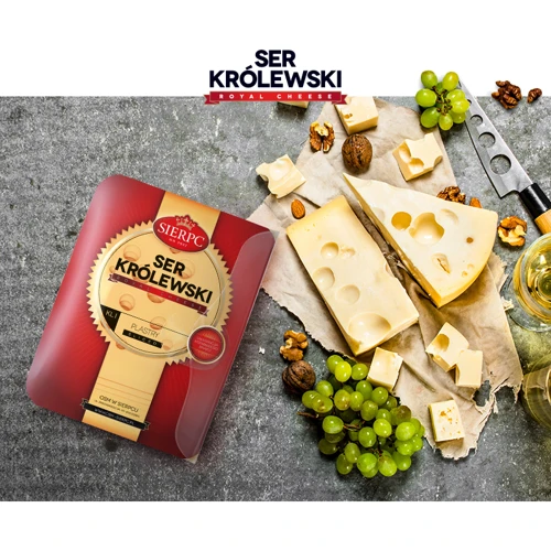 Сыр Sierpc Королевский 45% 150 гр (WT2574): Вес нетто 150 г