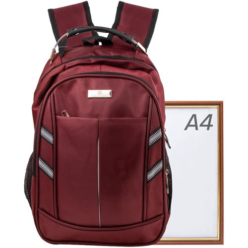 Чоловік рюкзак Valiria Fashion бордовий (3DETAB86-20-1): Матеріал Текстиль