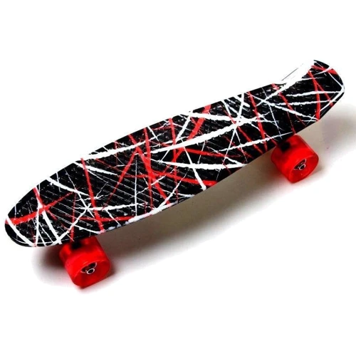 Penny Board Red design Светящиеся колеса