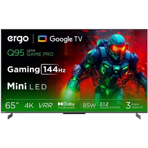 Телевизор Ergo 65MQ95: Тип LED-телевизоры