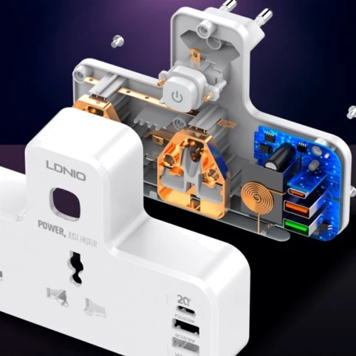 Сетевой фильтр LDNIO SC2311 White: Предназначен для Компьютерной и офисной техники
