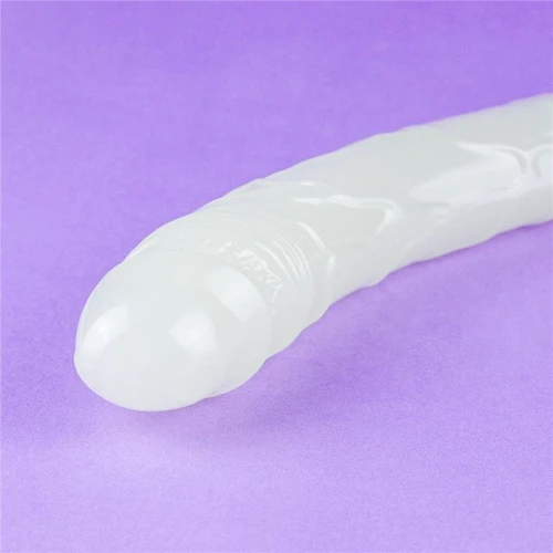 Двухсторонний фаллоимитатор LoveToy Lumino Play 14.5" (светящийся в темноте)