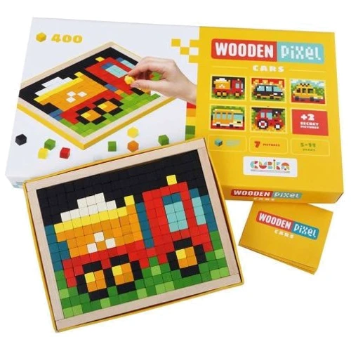 Мозаїка Cubika Wooden pixel Машинки 14903: Виробник CUBIKA