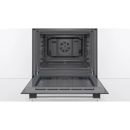 Духовой шкаф электрический Bosch HBF114BS0: Размеры 59.5 x 59.4 x 54.8 см