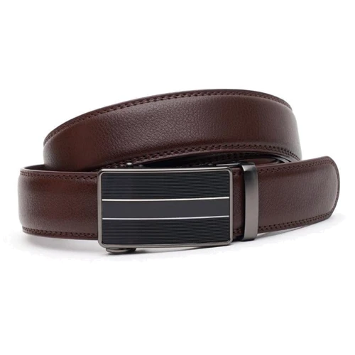 Чоловічий ремінь Borsa Leather коричневий (V1GKX37-brown)