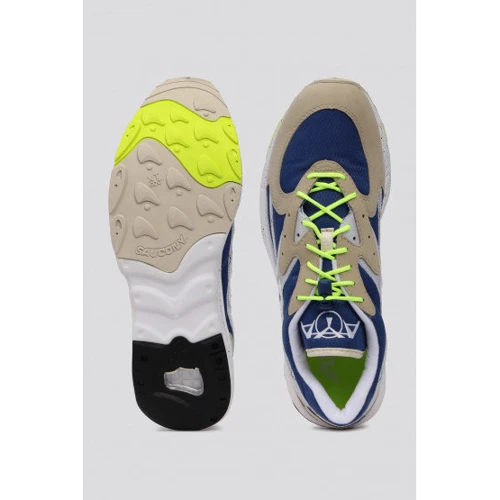 Кроссовки Saucony Aya (70460-4s) 45 (11.5) бежевые натуральная замша всесезон: Вид Кроссовки