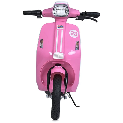 Детский электромотоцикл Bambi розовый (M 6017AL-8)