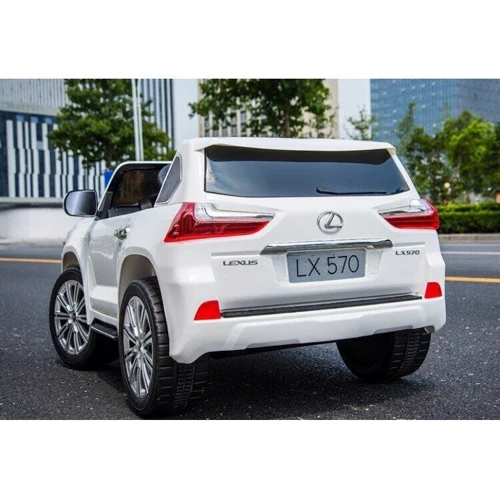 Электромобиль Kidsauto Двухместный Lexus LX-570 (4WD, МР4 планшет) white (DK-LX570white): Материал колес EVA