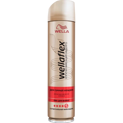 WELLAFLEX Лак для волос для гарячей укладки суперсильной фиксации 250 ml
