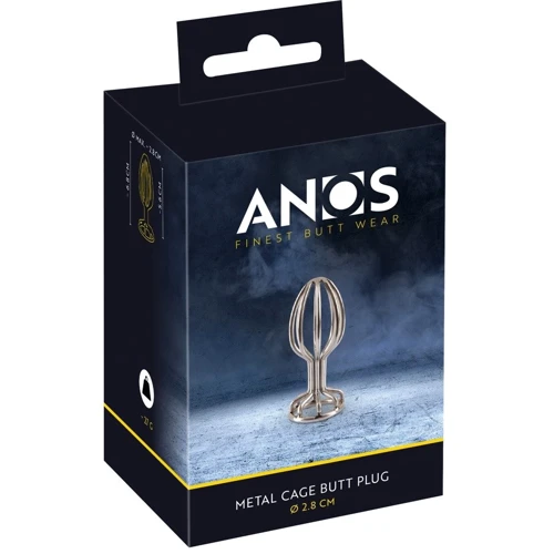 Анальная пробка Orion Anos Finest Butt Wear Metal Cage Butt Plug 2.8