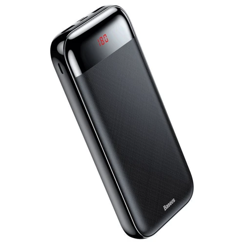 Внешний аккумулятор Baseus Power Bank 20000mAh Mini Cu Digital LCD Black (PPALL-CKU01): Встроенный кабель нет